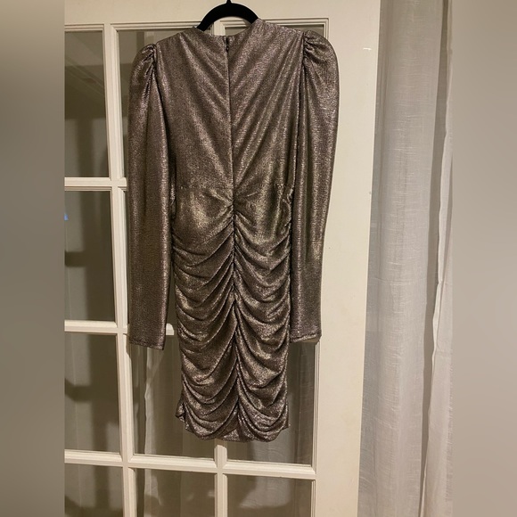 BGBG size small long sleeve gold dress - Picture 3 of 8